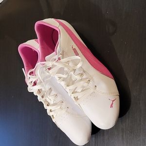 Puma, White and Pink, 🇺🇸 9